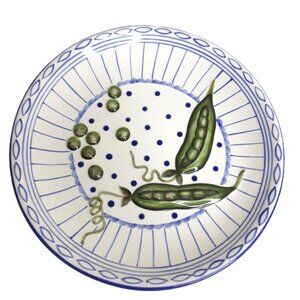 Andrea by Sadek Art Decorative Raised Relief Pea Pod Plate 9"  by Jay Willfred